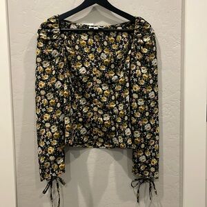 Topshop Women’s Floral Top